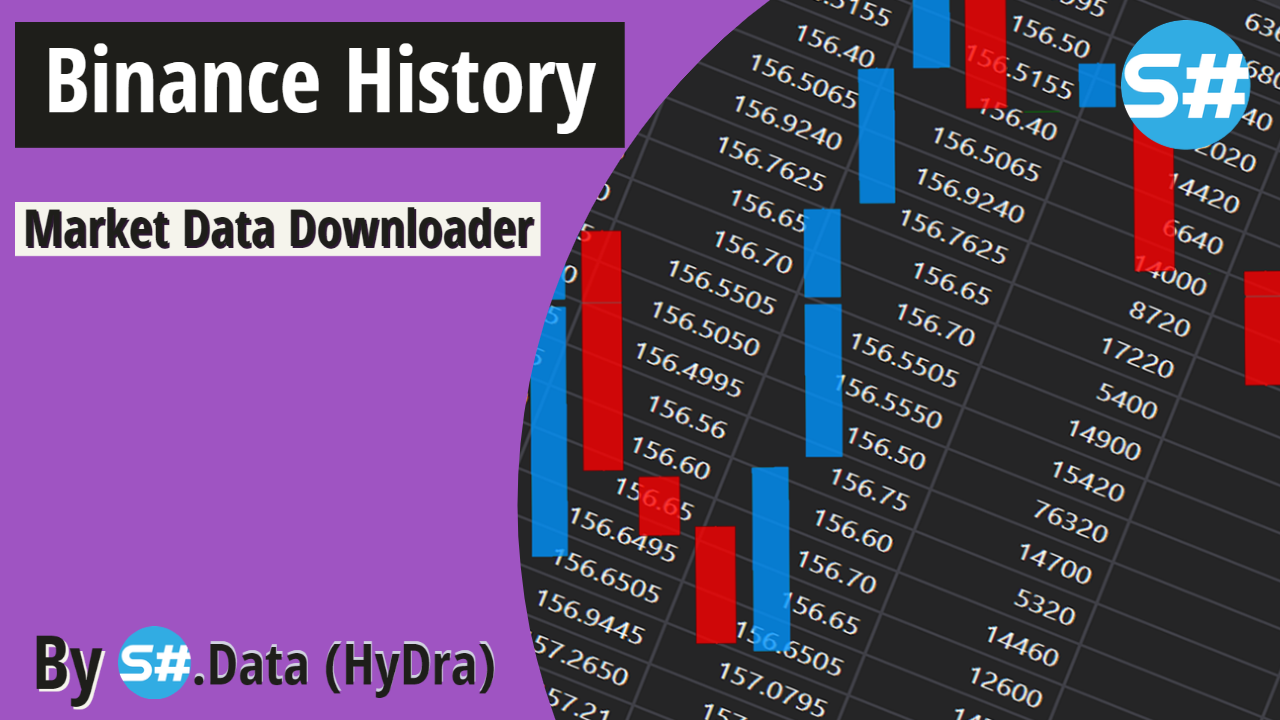 Как скачать исторические данные рынка с Binance через S#.Data (Hydra)